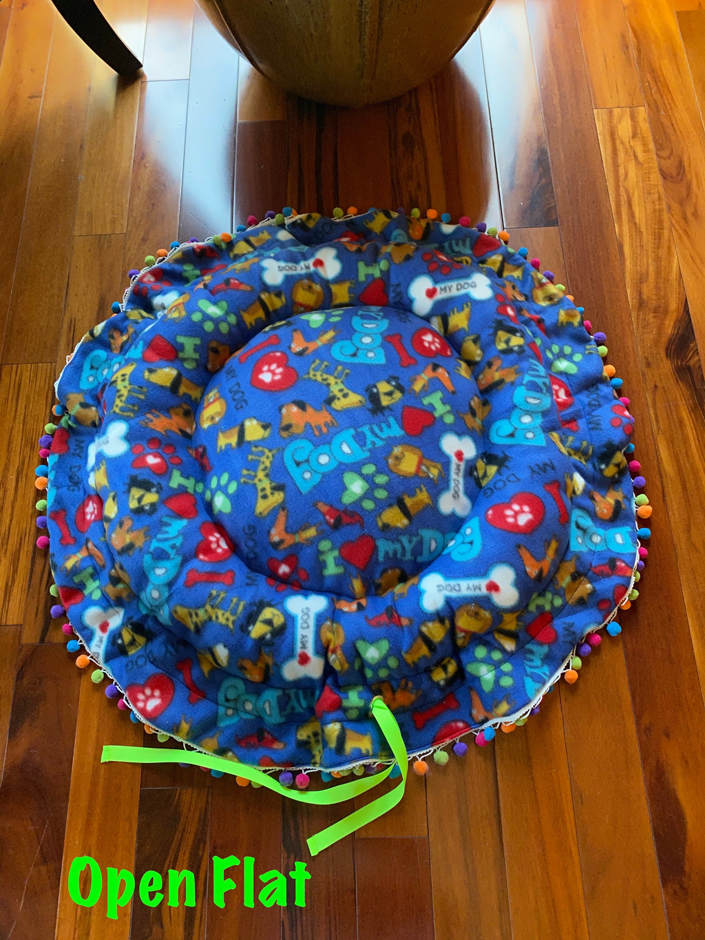 PERFECT NESTING BED for Pets: Reversible & Convertible for Smaller Dogs or Cats