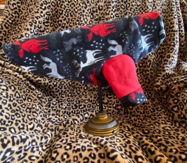HANDMADE FLEECE COAT for Small Dogs, Winter Pet Clothes