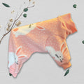 HOPPY EASTER FLEECE Dog Onesie, Small Pet Jammies, Handmade Clothing