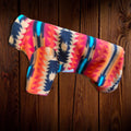 SOUTHWESTERN FLEECE ONESIE for Small Dogs, Handmade Pet Clothing