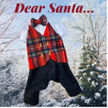 DRESSED To The K9s HOLIDAY ONESIE, Handmade Suit and Tie for a Festive Occasion, Small Pet Onesie