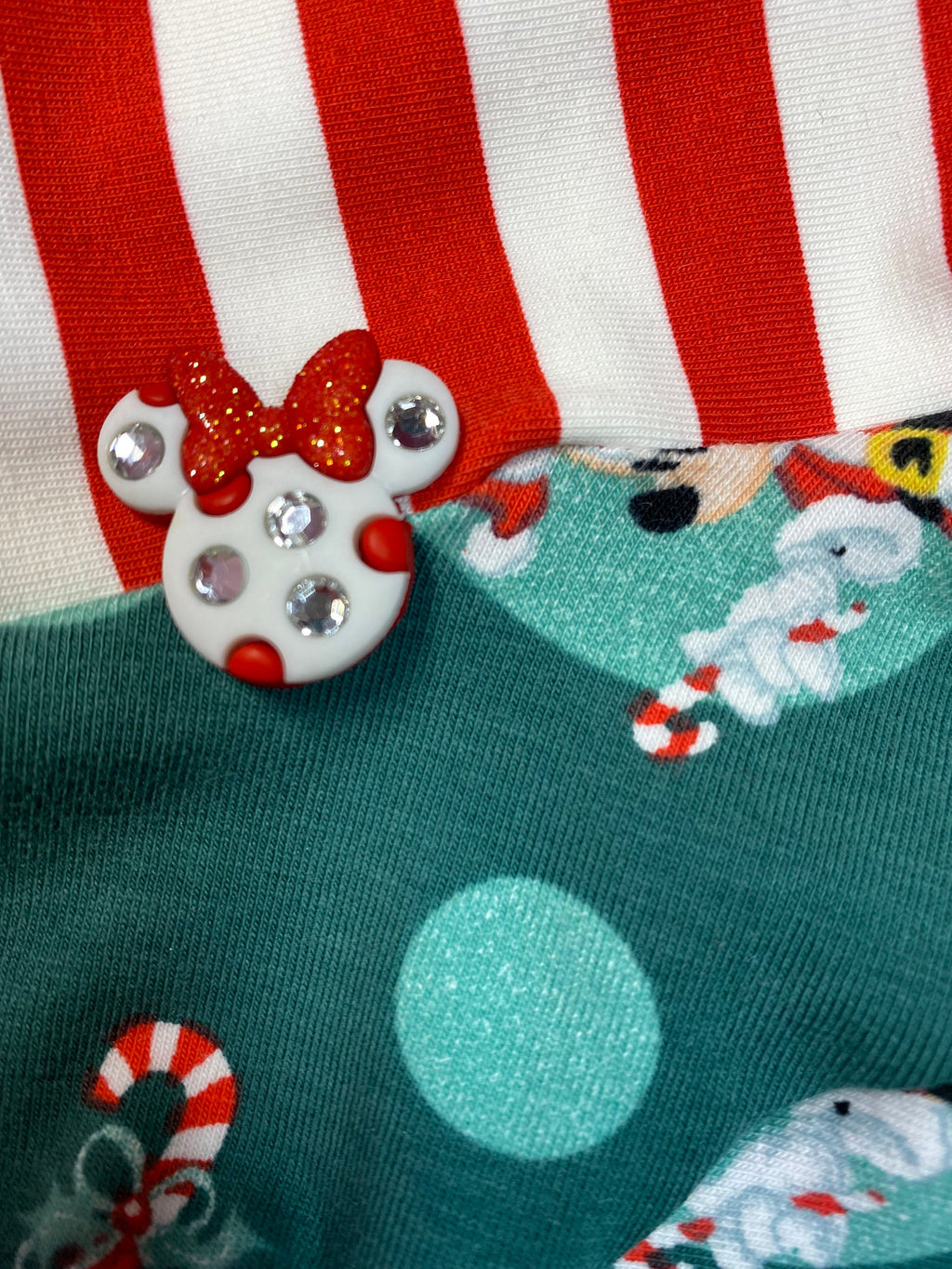 MERRY MOUSE CHRISTMAS Jammies for Small Pets, Handmade Holiday Pet Apparel