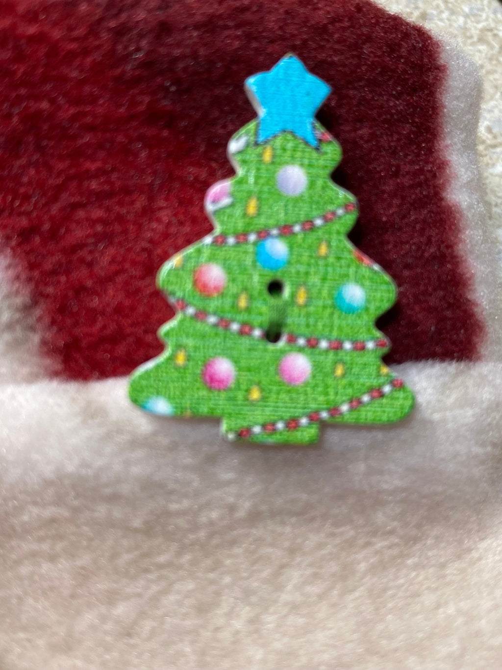 SANTA FLEECE JAMMIES for Small Dogs, Handmade Holiday Pet Apparel