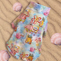SPONGE BOB & PATRICK* Bikini Bottom Themed Dog Shirt*Small Dog Spring Shirt*Cotton Spandex Dog Clothes*Yorkie Clothes*Dog Clothing