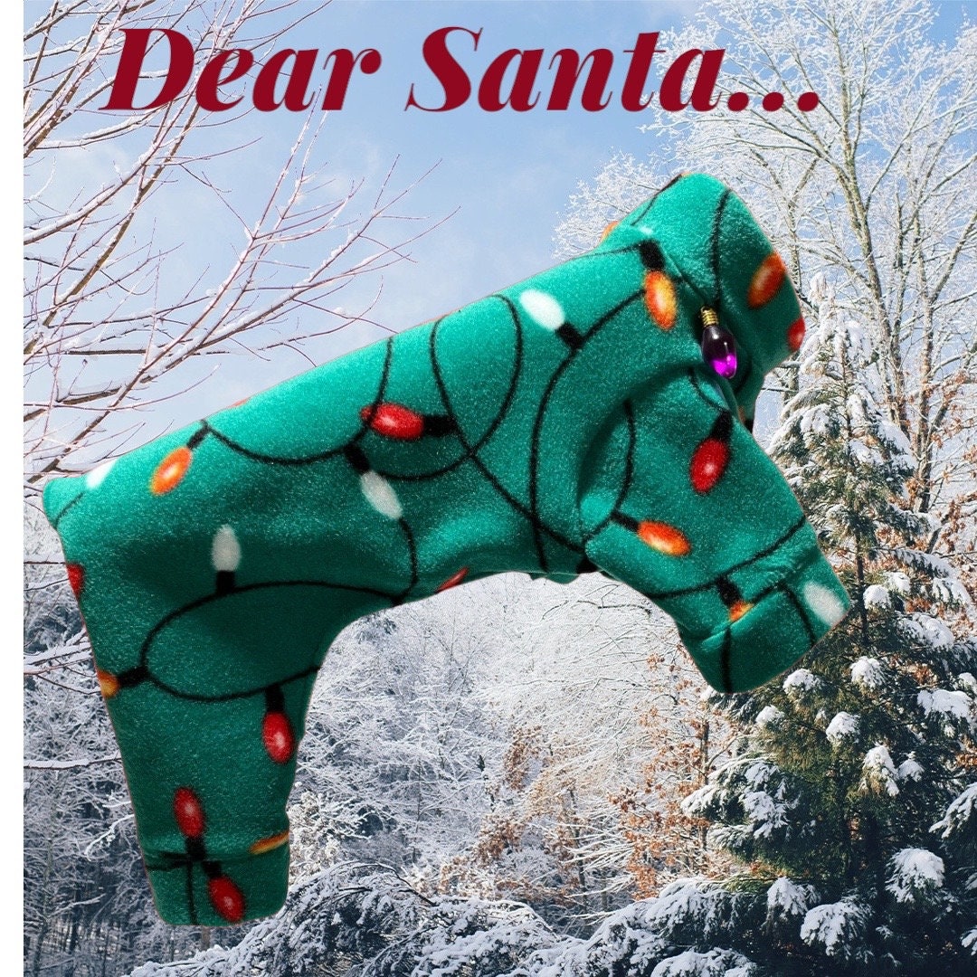 LIGHTUP MY LIFE Fleece Pajamas for Small Dogs, Handmade Pet Jammies