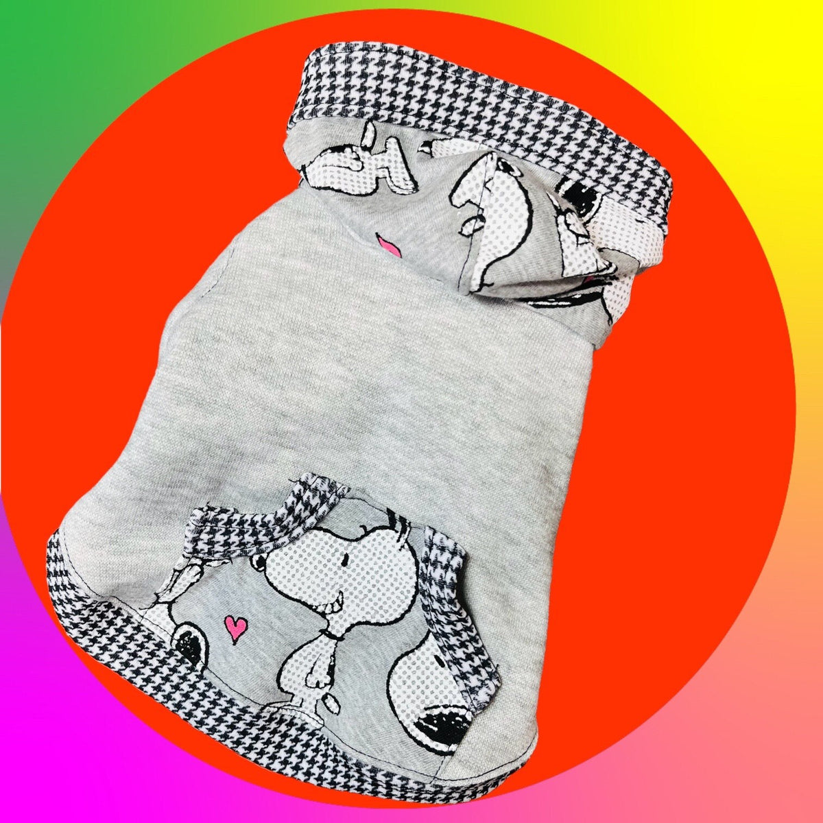 CUTE BEAGLE HOODIE for Small Dogs*Pink or Gray Small Dog Clothes*Yorkie Hoodie*XXsmall Dog Hoodie*Handmade Dog Hoodie*
