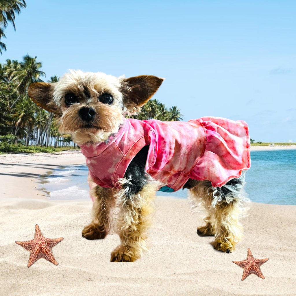 BEACH BABY DRESS for Small Pets, Lightweight Summer Dog Apparel