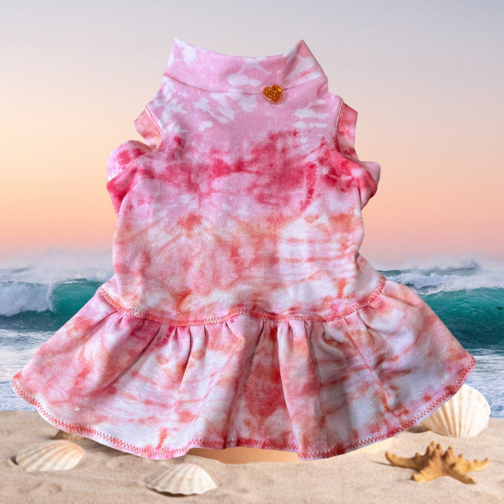 BEACH BABY DRESS for Small Pets, Lightweight Summer Dog Apparel