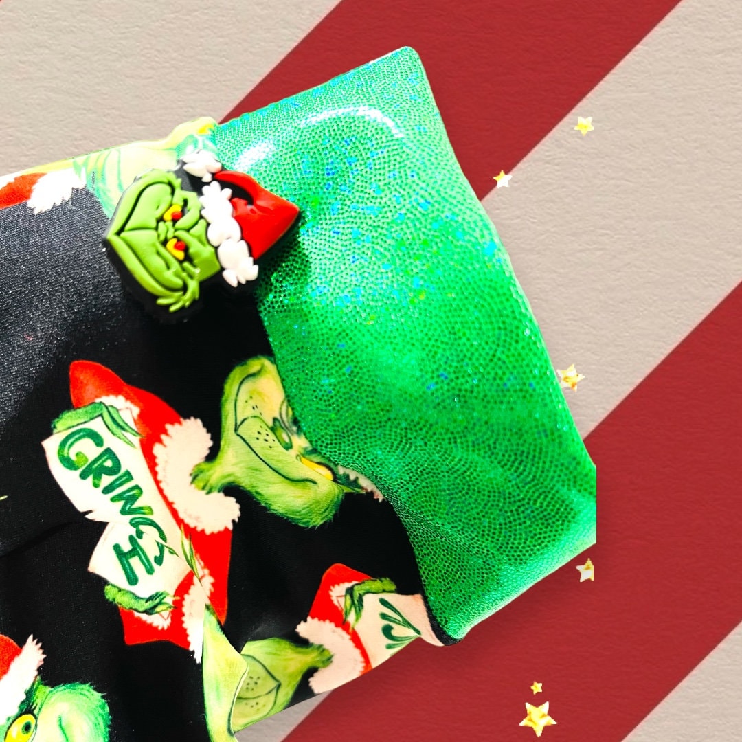 MEAN 1 Mr GRINCH Onesie for Small Pets, Handmade Stretch Jammies