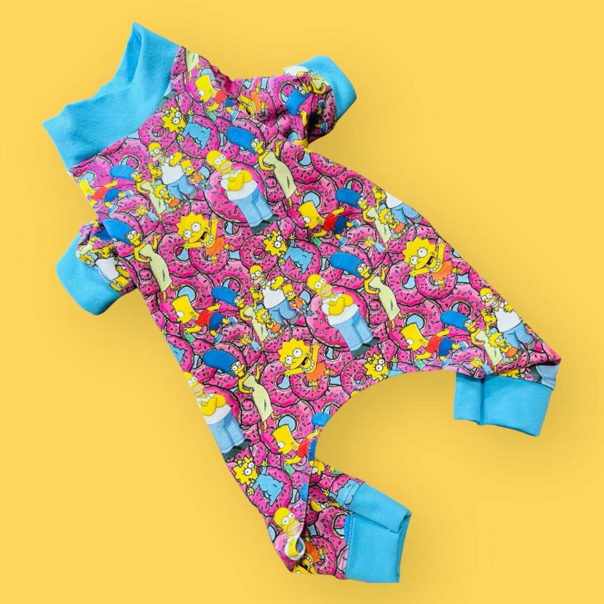 SIMPSONS ONESIE for Small Pets: Handmade Dog Clothing