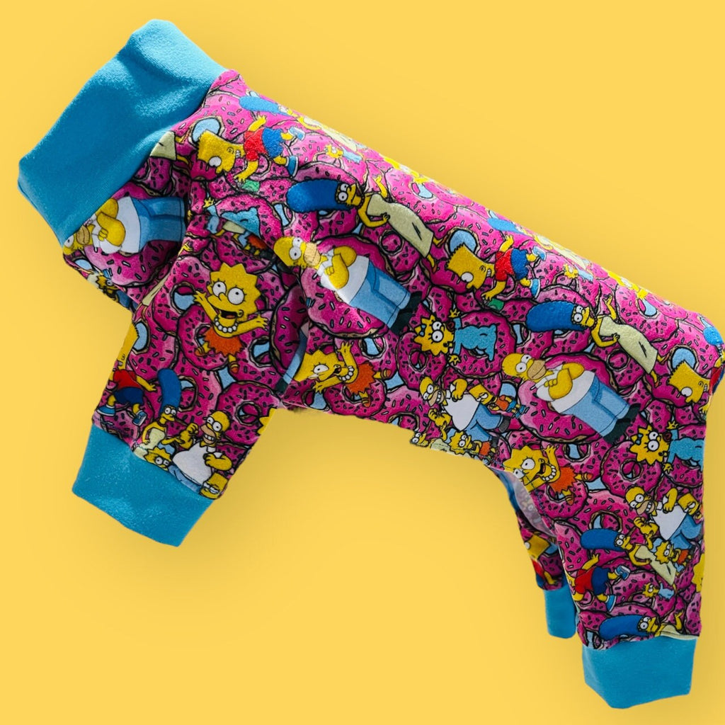 SIMPSONS ONESIE for Small Pets: Handmade Dog Clothing