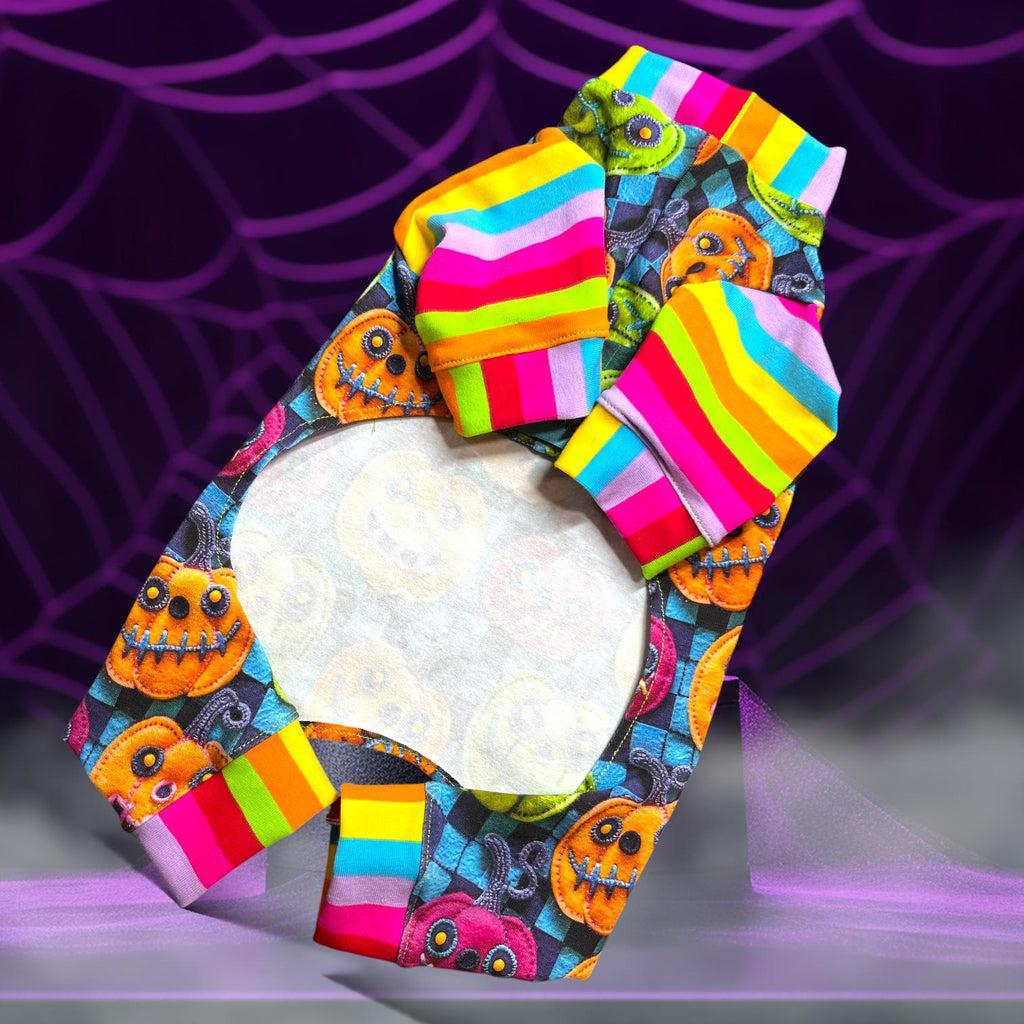 VIVID JACK O' LANTERN Jammies for Small Pets: Halloween Dog Clothing