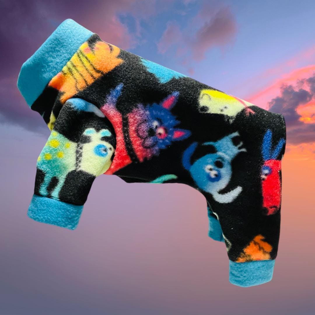 PUPPY PALS FLEECE Dog Jammies: Cozy Pet Apparel