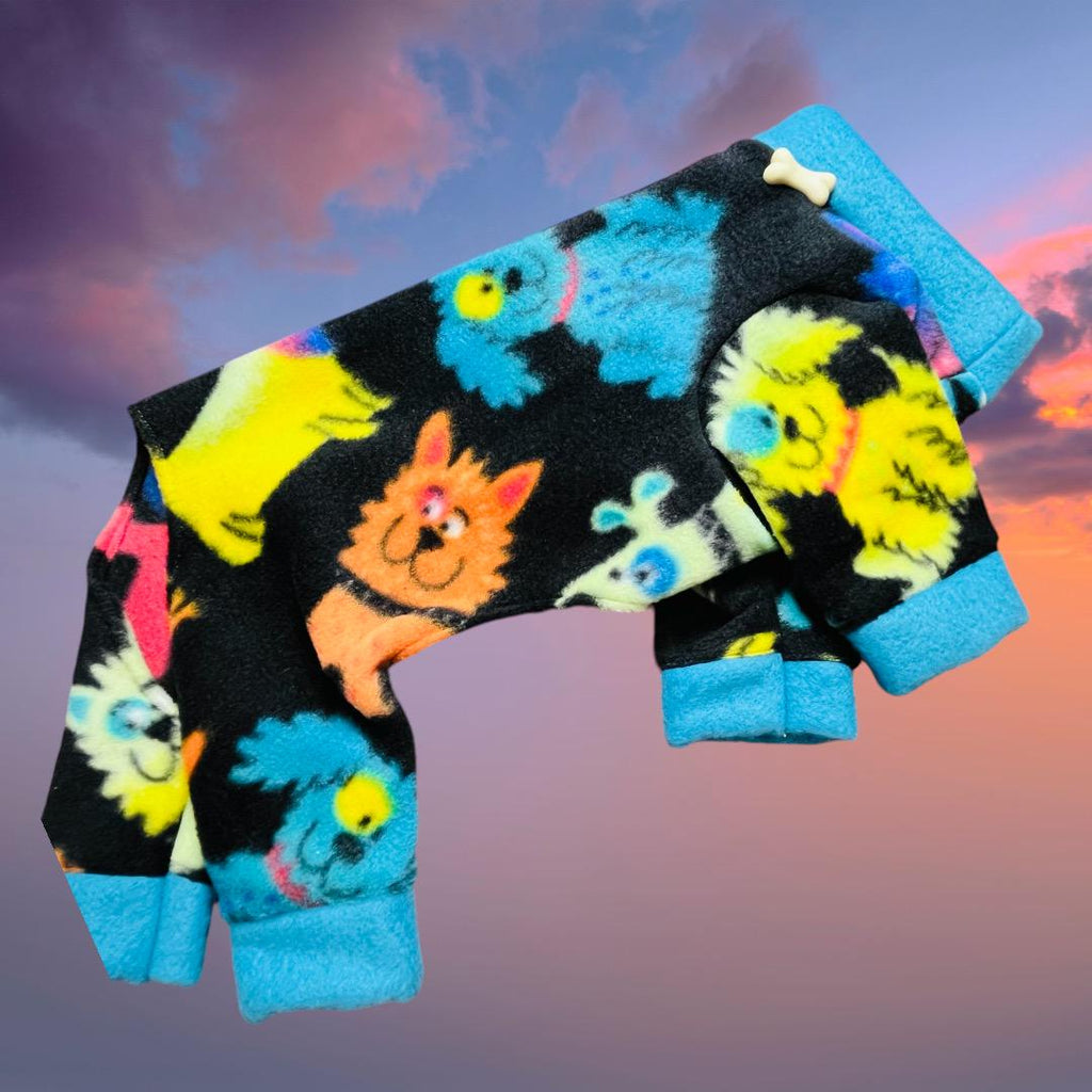 PUPPY PALS FLEECE Dog Jammies: Cozy Pet Apparel