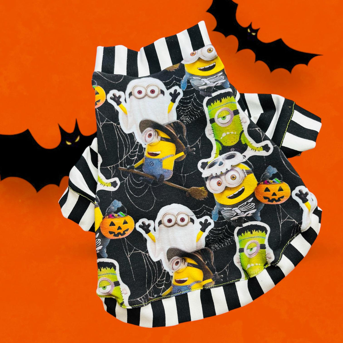 MINIONS HALLOWEEN MANIA Dog Outfits: Handmade Shirt, Jammies or Dress