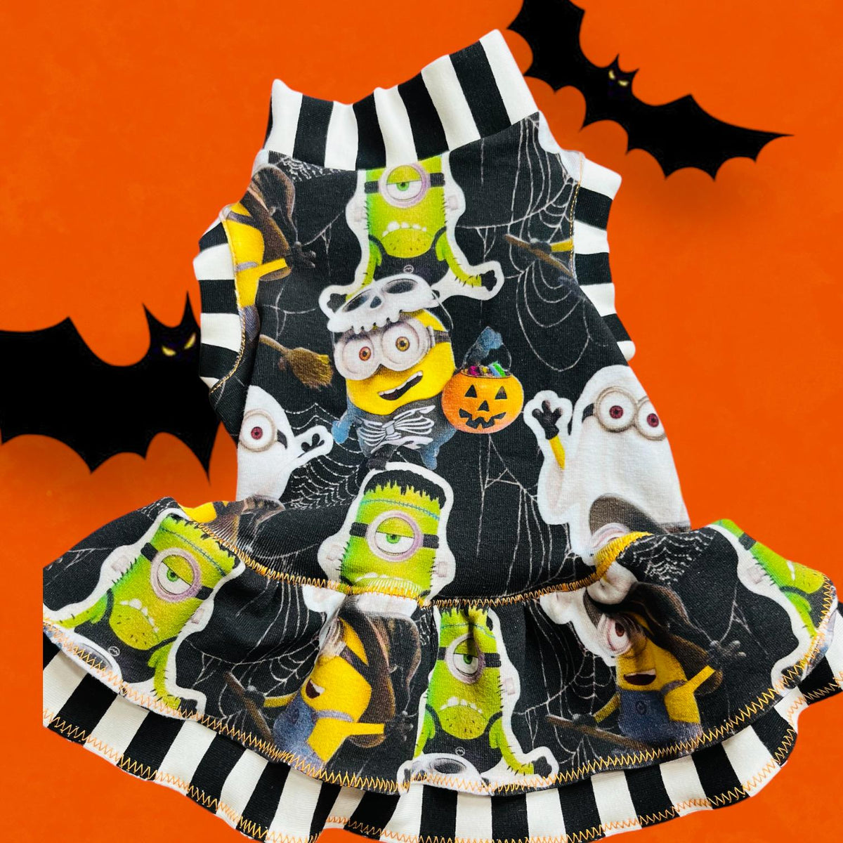 MINIONS HALLOWEEN MANIA Dog Outfits: Handmade Shirt, Jammies or Dress