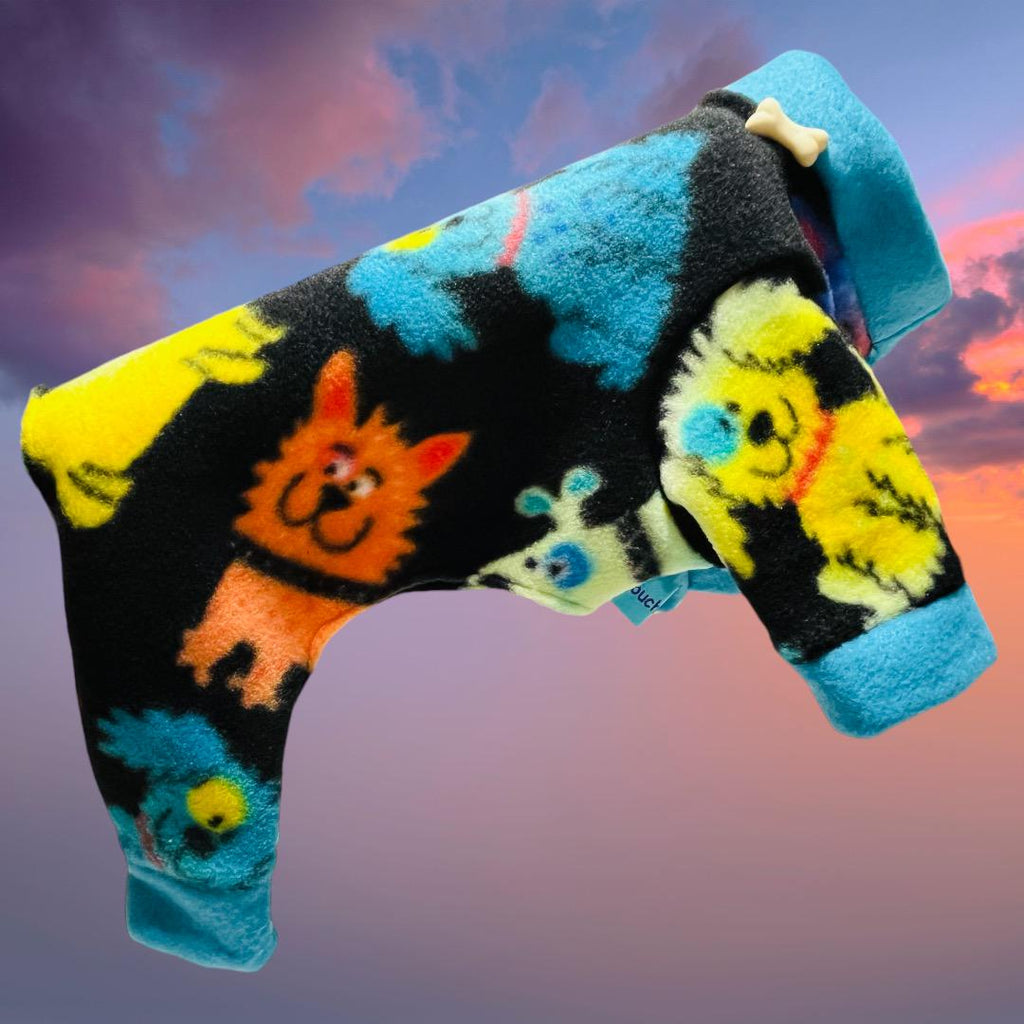 PUPPY PALS FLEECE Dog Jammies: Cozy Pet Apparel