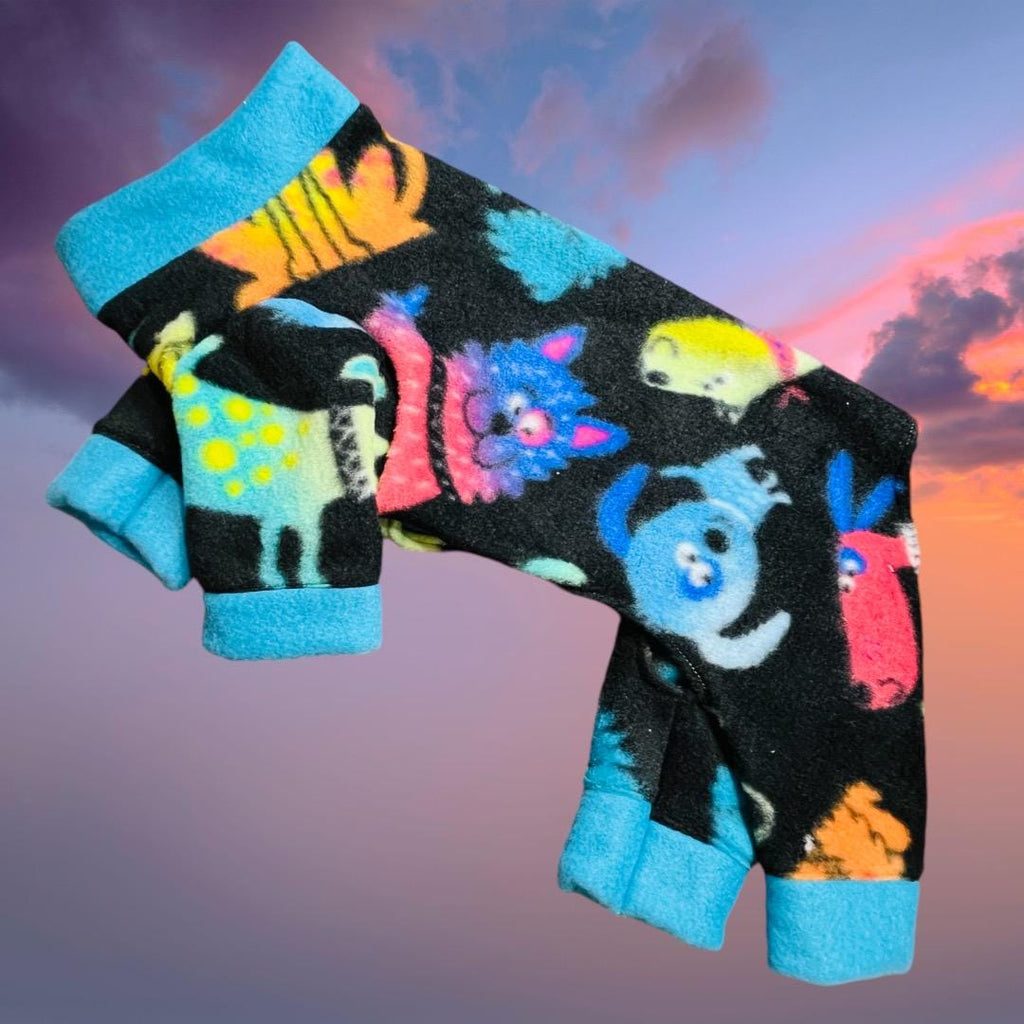 PUPPY PALS FLEECE Dog Jammies: Cozy Pet Apparel
