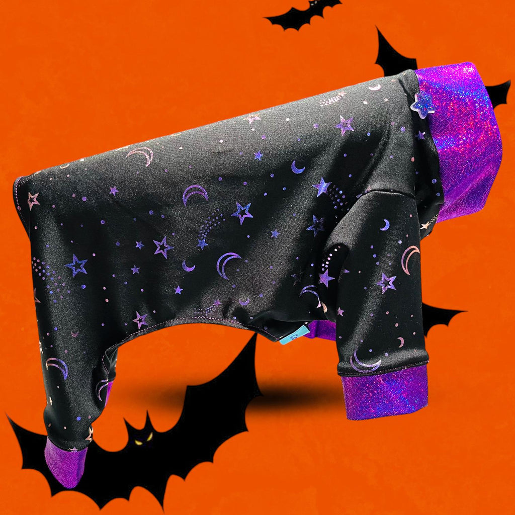 CELESTIAL FOIL JAMMIES for Small Pets:Handmade Dog Clothing
