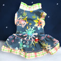 SNOWFLAKE DRESS For Small Pets, Handmade Dog Apparel