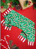 HAPPY PAWLIDAYS JAMMIES for Small Dogs,  Holiday Pet Clothing