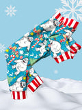 ABOMINABLE SNOWMAN CHRISTMAS Dog Jammies, Handmade Holiday Pet Clothes