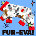 FUR-EVA FRIENDS Fleece Dog Jammies, Cozy Small Dog Onesie, Handmade Pet Clothes