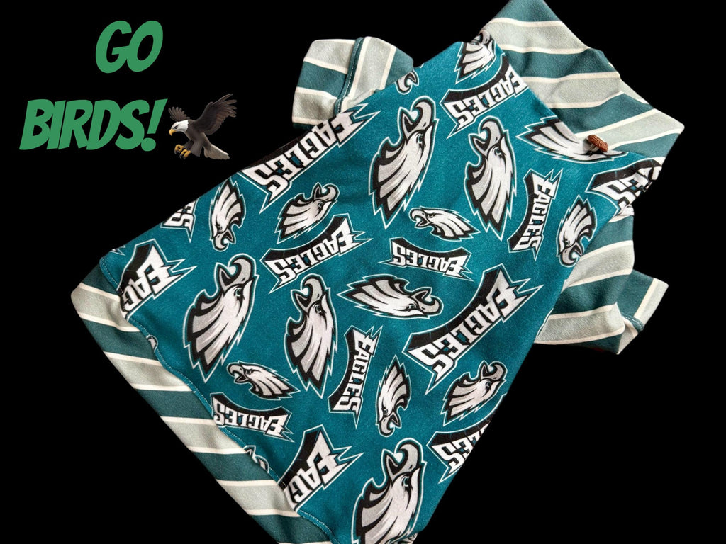 PHILADELPHIA EAGLES Shirt for Small Pets:  Handmade Dog Sports Apparel