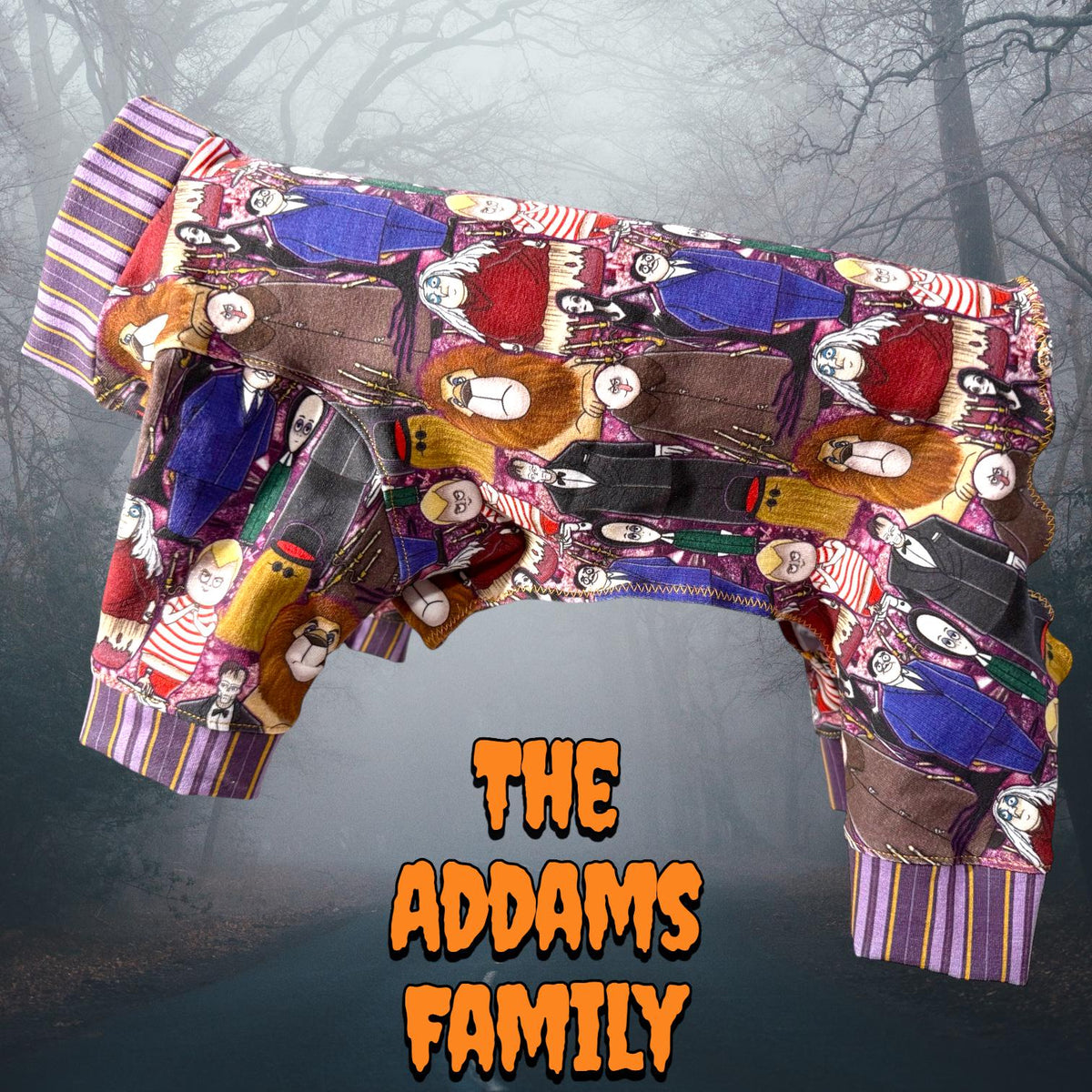 THE ADDAMS FAMILY Jammies for Small Dogs: Available in a Shirt & a Dress