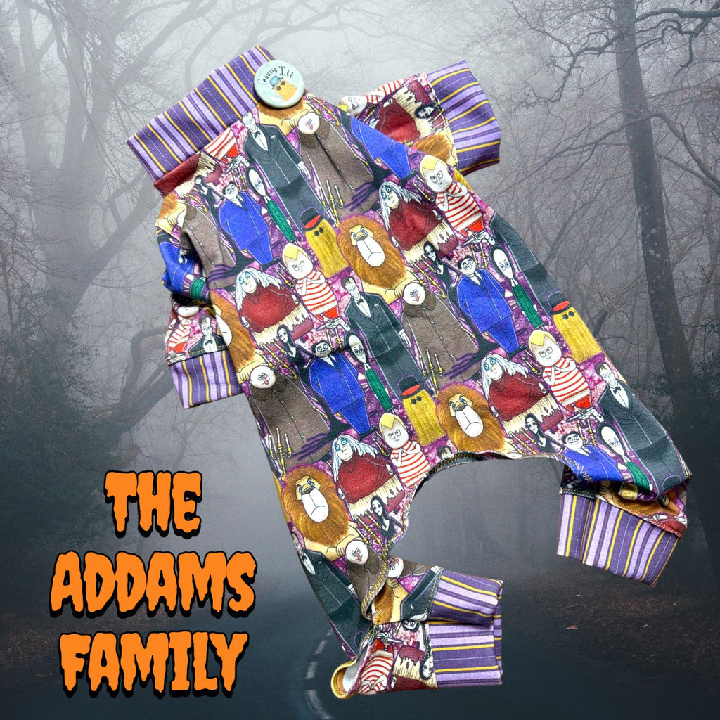 THE ADDAMS FAMILY Jammies for Small Dogs: Available in a Shirt & a Dress