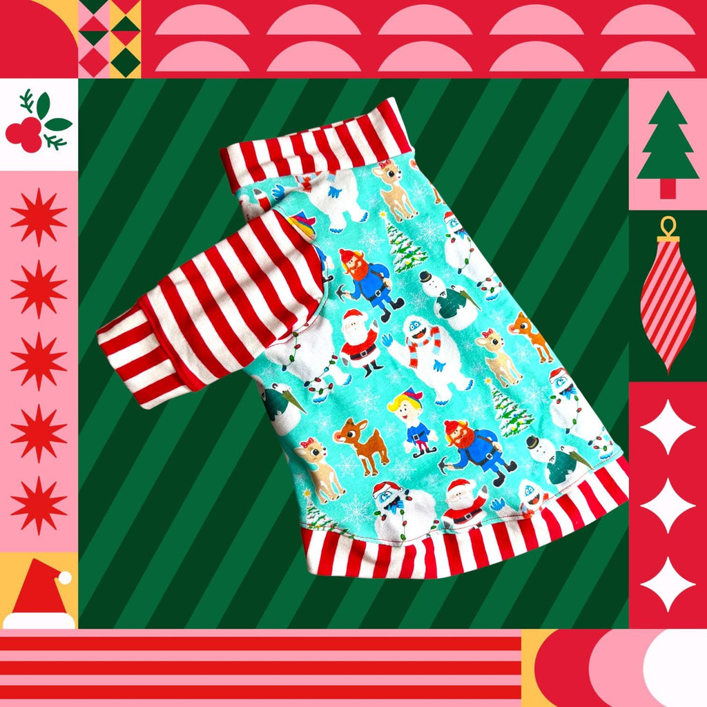 RUDOLPH & FRIENDS Dog Shirt, Holiday Pet Apparel