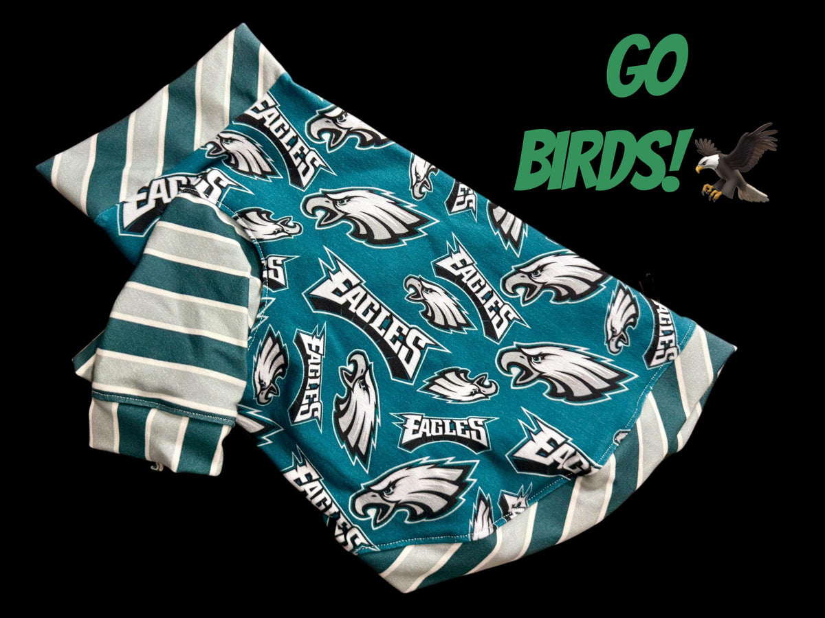 PHILADELPHIA EAGLES Shirt for Small Pets:  Handmade Dog Sports Apparel
