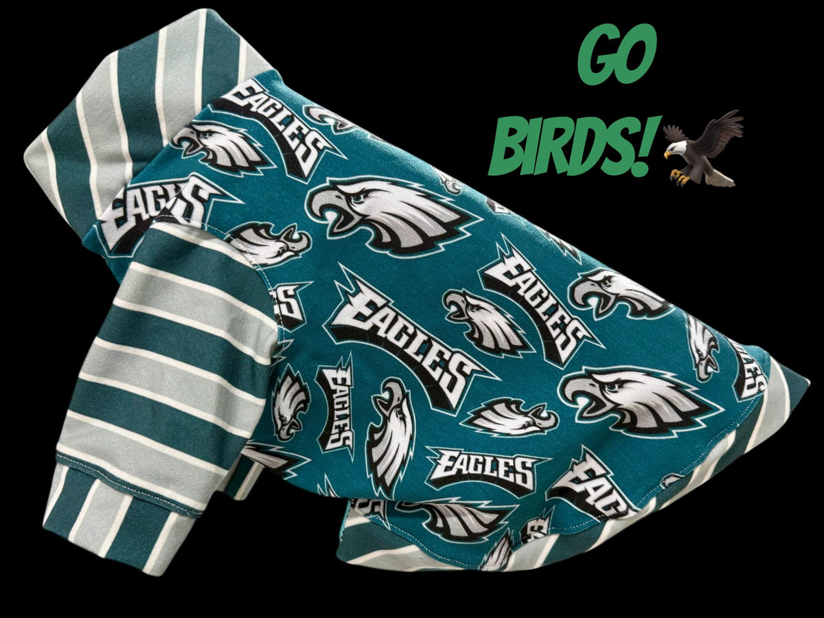 PHILADELPHIA EAGLES Shirt for Small Pets:  Handmade Dog Sports Apparel