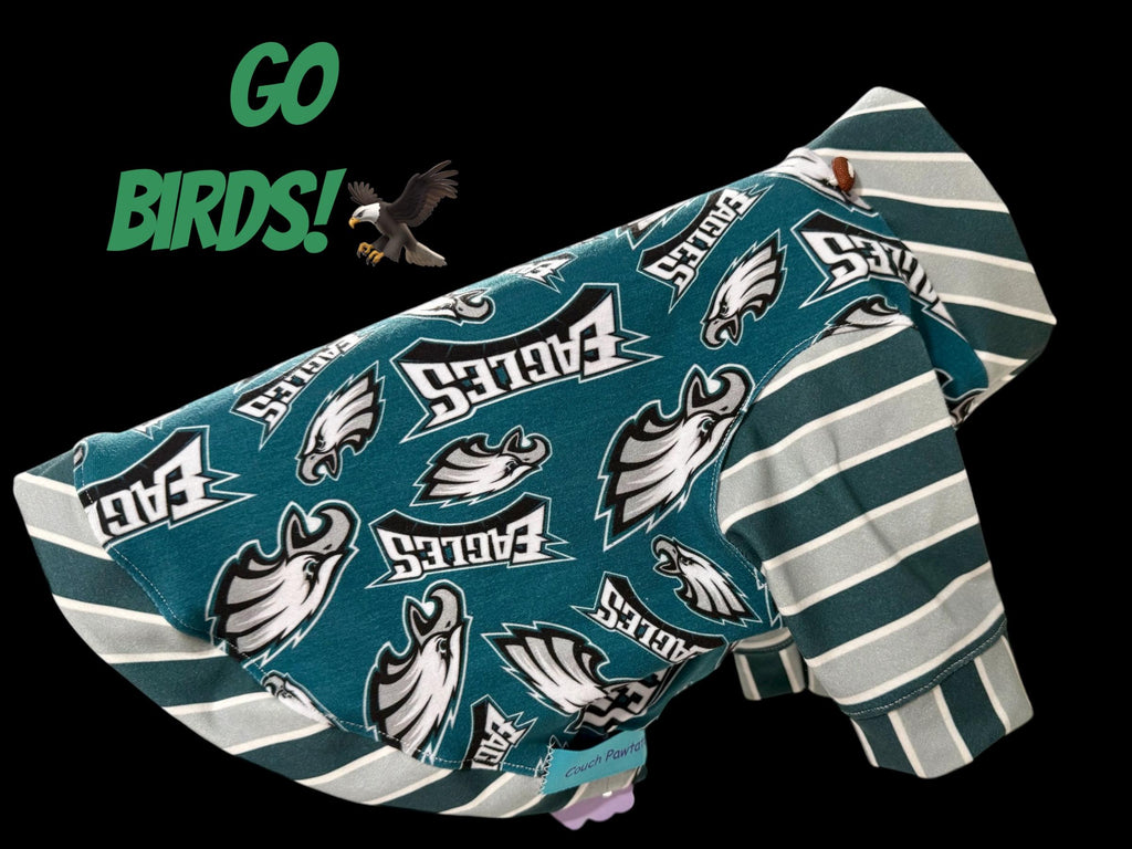 PHILADELPHIA EAGLES Shirt for Small Pets:  Handmade Dog Sports Apparel