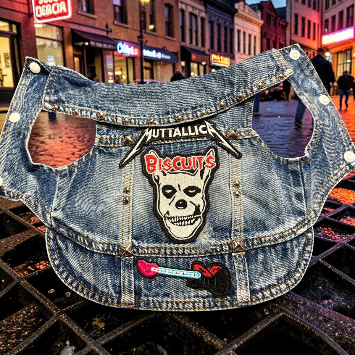 MUTTALLICA ROCKER Vest for Small Dogs