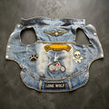 LONE WOLF BIKER Vest for Small Dogs